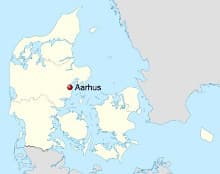 Aarhus-Dinamarca-localizacion