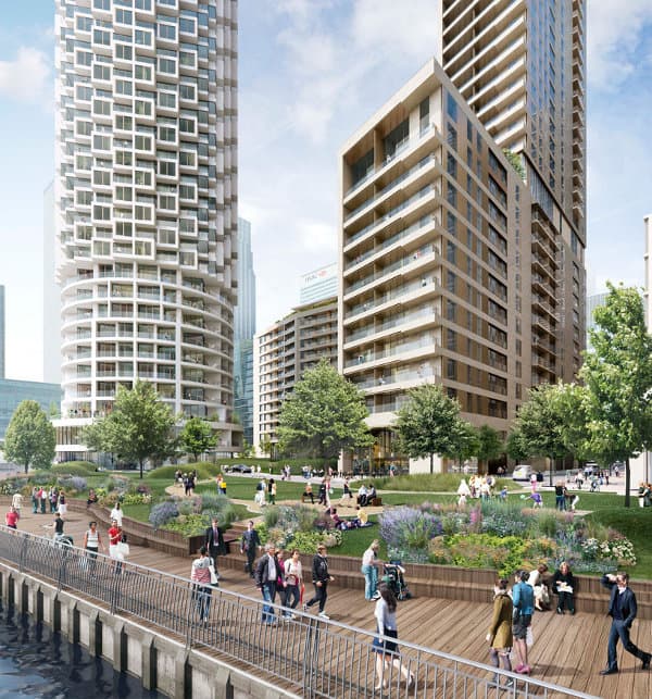 Canary-Wharf-plan-con-nuevas-torres