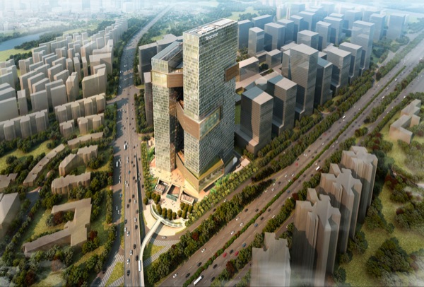 exterior-Torres-Tencent-Shenzhen-vista-aérea