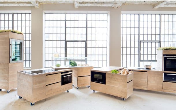 FoodLab II: muebles de cocina con ruedas