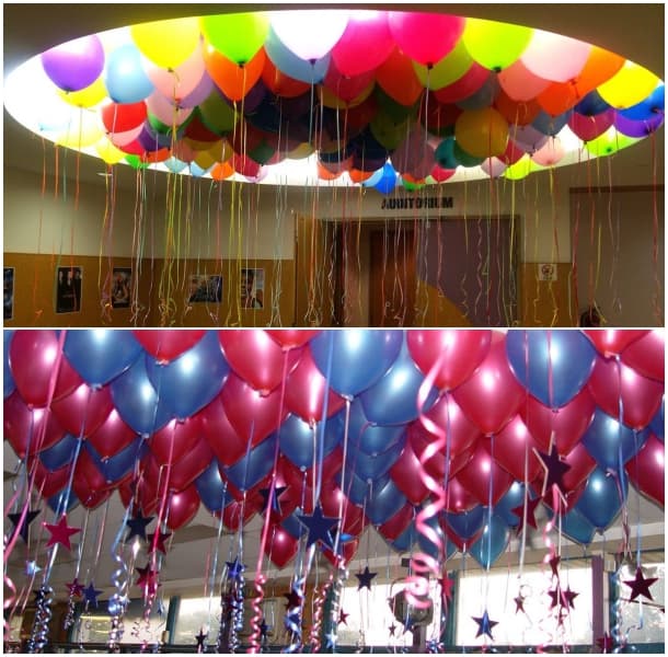 decoracion-con-globos-en-el-techo