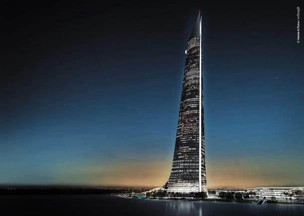 Torre Al Noor render nocturno