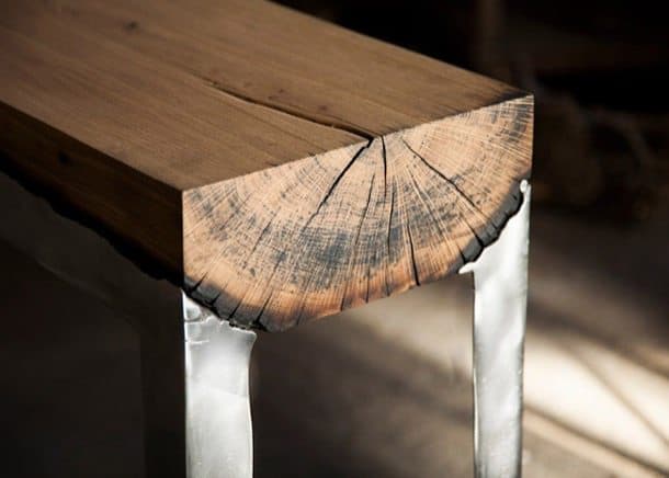 Wood-Casting-banco-madera-aluminio-fundido