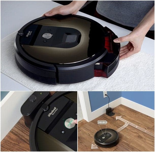 robot aspirador Roomba980 detalle