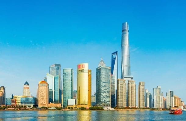 Torre de Shanghái panoramica