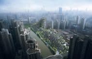 Colinas artificiales para el M50 de Shanghái