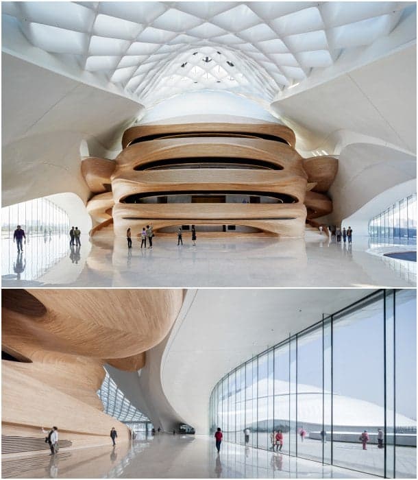 interiores edificio opera Harbin China