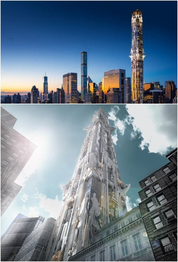 render Manhattan torre 41 West 57th Street