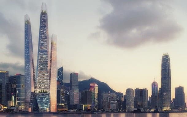 Arcology Tower render rascacielos Hong Kong