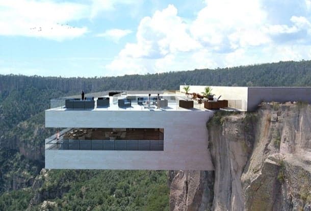 Biré Bitori: restaurante en voladizo para México Bire Bitori restaurante en voladizo