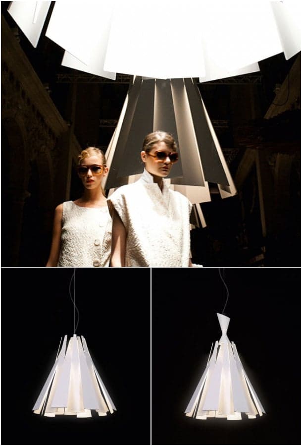 METRONOME lamparas blancas de moda