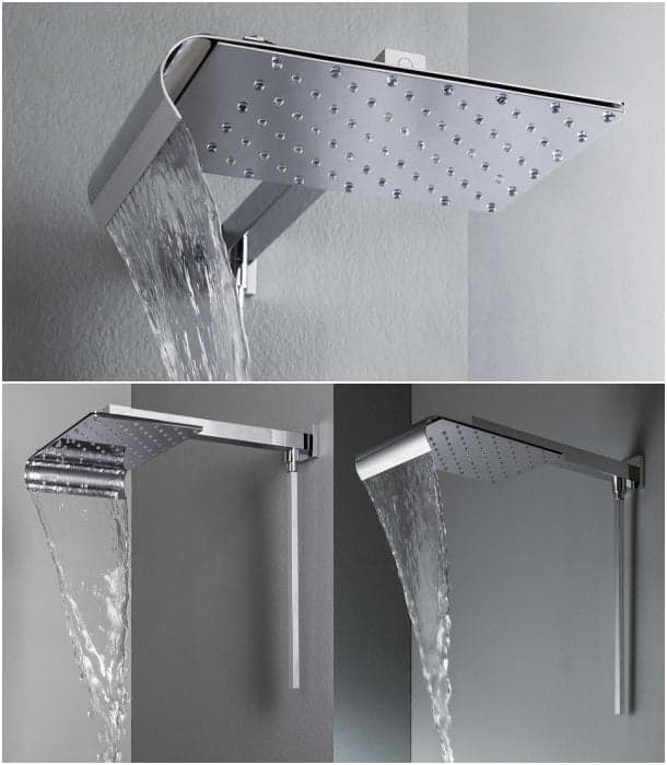 Duchas de lluvia de diseño italiano Viceversa ducha de lluvia Tender Rain