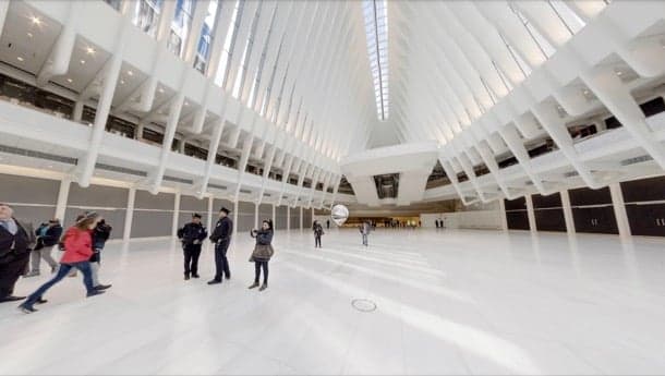 visita virtual 360 grados World Trade Center Oculus