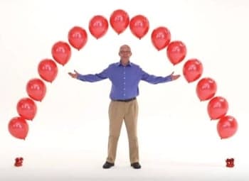 arco con globos de helio