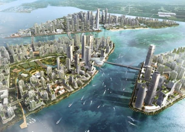 Forest City plan urbanístico Iskandar Malasia