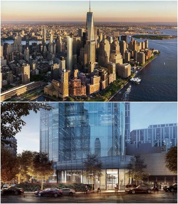 111 Murray Street renders exteriores