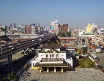 estado previo del sitio de la estacion