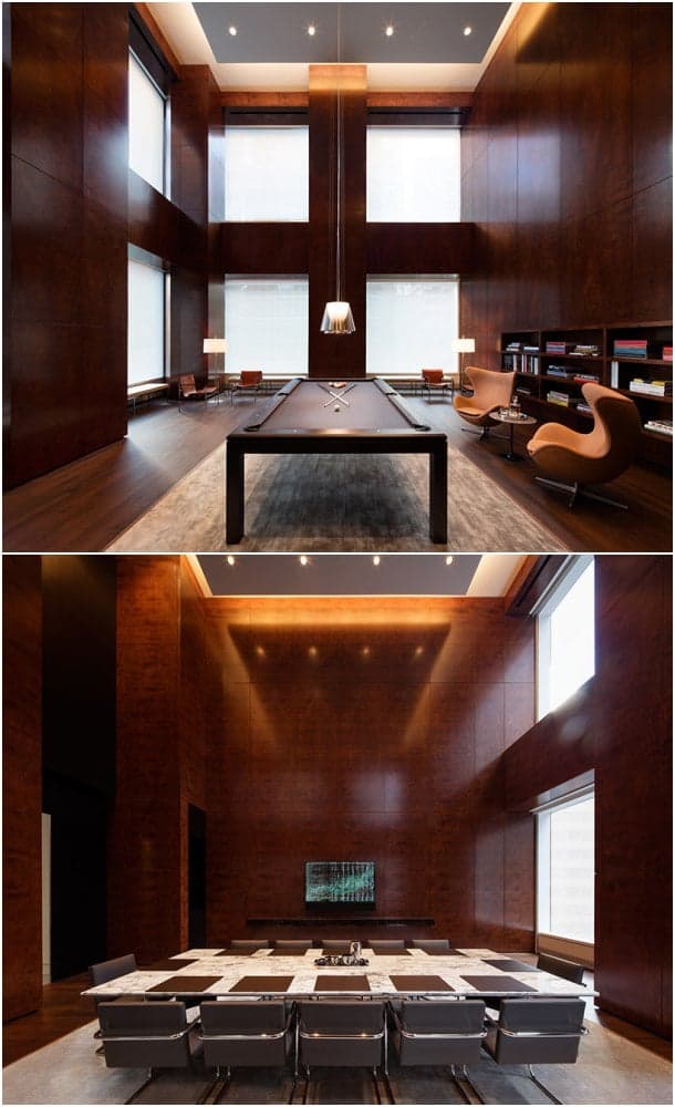 432 Park Avenue - sala billar- sala juntas