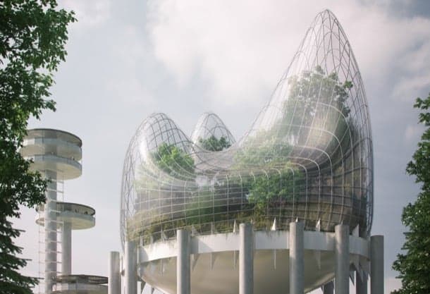 Hanging Meadows New York State Pavilion