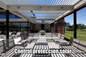 protección solar patio
