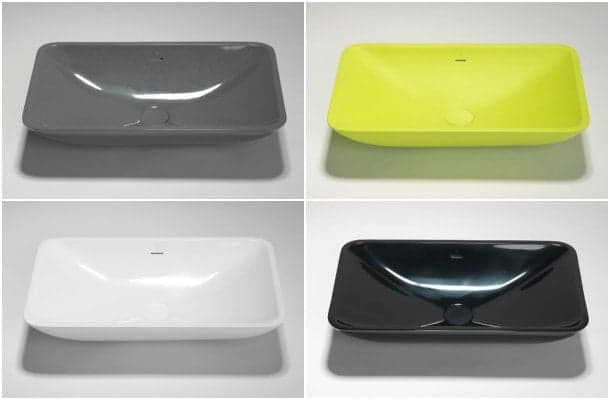 lavabo de encimera Blu-Stone colores