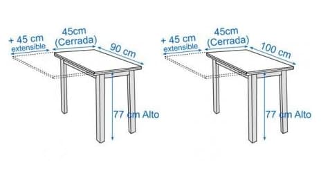 dimesiones-mesas-de-cocina-millenium