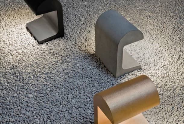 Casting: lámparas de jardín, con fuente LED Casting lámparas led para jardín vincent-van-duysen