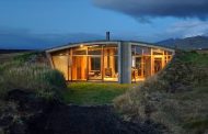 Gardur: casa camuflada en un paisaje de Islandia