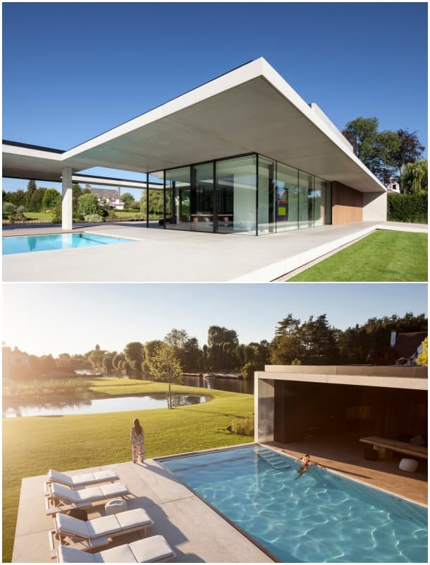 fachada-y-piscina-moderna-vivienda-govaert-vanhoutte