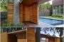 detalles pabellón de madera para piscina