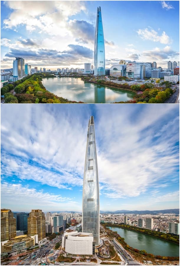 rascacielos Lotte World Tower Seul
