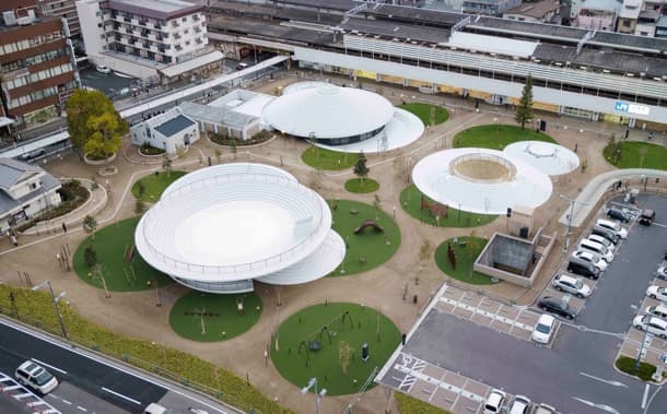 Plaza Estación Tenri - Nendo Architects