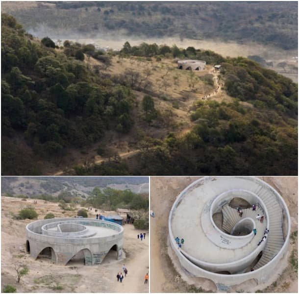 mirador de hormigón Espinazo del diablo Mexico