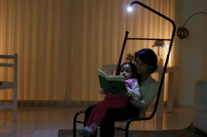 silla Hidden Light para la lectura