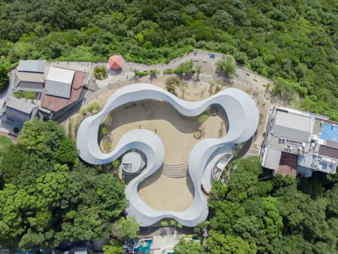 yashima mountaintop park vista aerea