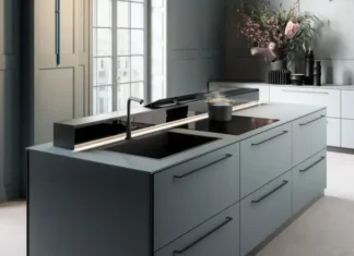 cocina con campana Monolith de Falmec